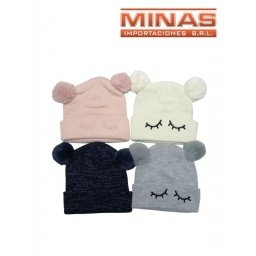 GORRO DE LANA PARA NIOS