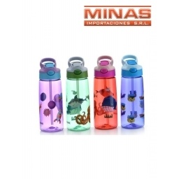 BOTELLA INFANTIL  X 650 ML,SURTIDAS.