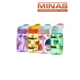 BOTELLA INFANTIL  X 500 ML,SURTIDAS.