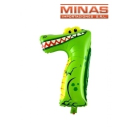 GLOBO EN FORMA DE NMEROS EN BOLSA INDIVIDUAL 16