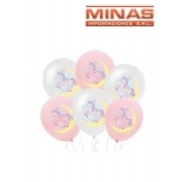 GLOBO UNICORNIO X 10 PCS