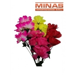 FLOR ARTIFICIAL 7 RAMAS 50 CM X 2 PCS MARGARITON