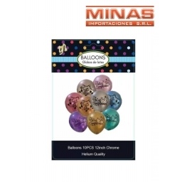 GLOBOS 10PCS VARIOS COLORES