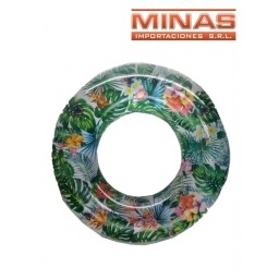 INFLABLE ARO X 90 CM,HOJAS Y FLORES.