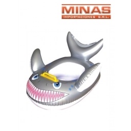 INFLABLE PARA BEBE X 70 CM,TIBURON,CON MANIJA.