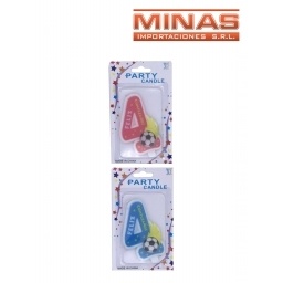 VELAS EN FORMA DE NMEROS CUATRO