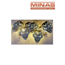 GUIRNALDA DE 10 LUCES LED, VAMPIRO.