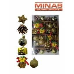 ADORNO PARA NAVIDAD 24 PCS $10 C/U