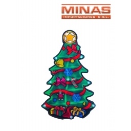 LUMINOSO LED PINO DE NAVIDAD  X 45 CM, DOBLE, 220 V.