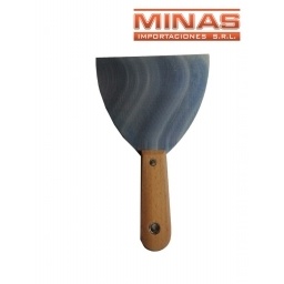 ESPATULAS DE 5 PULG.,MANGO DE MADERA.