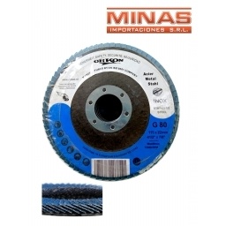 DISCO FLAP DE DESBASTE 4.1/2  X 5 UND, $ 29,90 C/U.