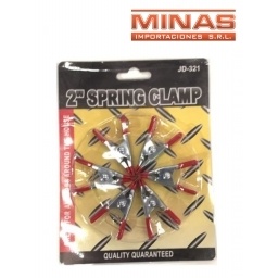 SET DE PINZAS CLAMP  DE 2 X 6 PCS.