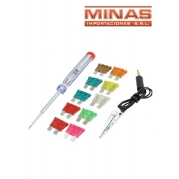 KIT DE FUSIBLES CON PROBADOR EN BLISTER