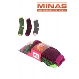 MEDIA DE DAMA TRES COLORES $55 CU