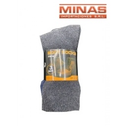 MEDIA PARA HOMBRE  X 12 PARES,$  45 CU.