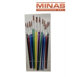 SET DE PINCELES 12 PCS