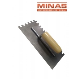 LLANA DE METAL DENTADA , 29 CM X 13 CM.