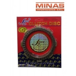DISCO DE EMBRAGUE PARA MOTO MODELO 125 5 PCS