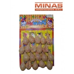 GLOBOS CON PELOTITAS DE COLOR X 20 PCS, $ 8,50 CU