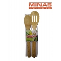 UTENSILLOS DE BAMBU, DE 30 CM X 2 PCS.