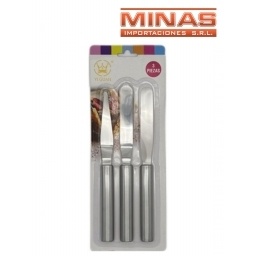 SET DE CUCHILLOS PARA UNTAR X 3 UND.