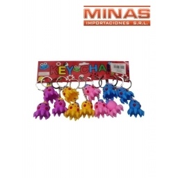LLAVEROS 4.5 CM 4 COLORES $30 12 PCS