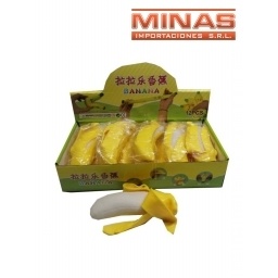 SLIME EN FORMA DE BANANA X 12 PCS $75 C/U