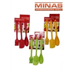 SET DE UTENCILIOS DE SILICONA X 3 PCS.