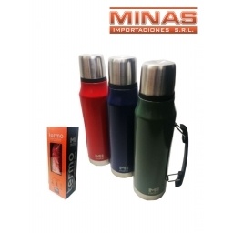 TERMO DE ACERO INOXIDABLE 1L EXCELENTE CALIDAD,3 COLORES