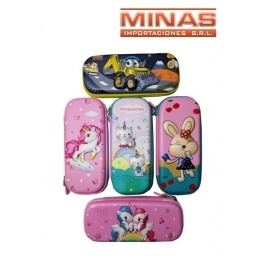 CARTUCHERAS PARA NIA CON RELIEVE 6 MODELOS