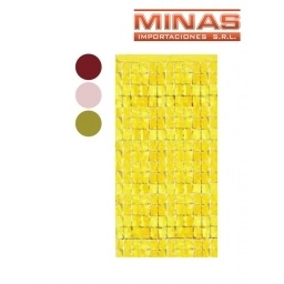CORTINA PARA CUMPLEAOS 3 COLORES 100 CM X 200 CM