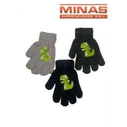 GUANTES DINOSAURIO X 12 PARES, $ 74,90 CU.