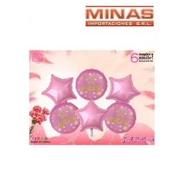 GLOBO PARA MAMA 5 PCS