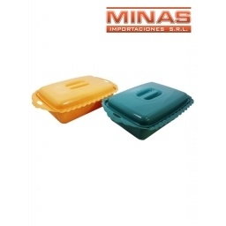 BANDEJA CON TAPA 34 CM X 7CM.