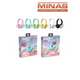 AURICULAR  VINCHA POP IT,BLUETOOTH.