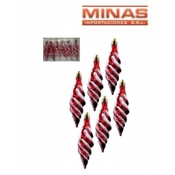 ADORNO DE NAVIDAD 6 PCS