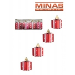 ADORNO DE NAVIDAD 4 PCS