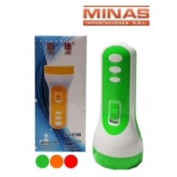 LINTERNA LED X 13 CM , A PILA .