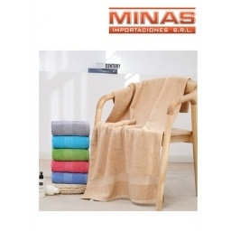 TOALLA LISA 6 COLORES OSCUROS 75 X 150 BUENA CALIDAD