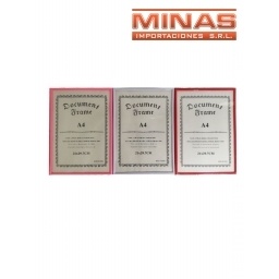 PORTARRETRATO A4 , 3 COLORES.