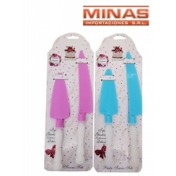 CUCHILLOS PARA TORTA 2 PCS