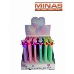 SET DE LAPICERA CON LUZ 36 PCS $40 CU