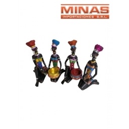 AFRICANAS 14 CM 4 MODELOS