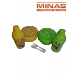 LUNCHERA CON BOTELLA