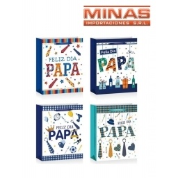 BOLSA PARA REGALO PARA PAPA 26 X 32 CM