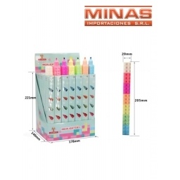 LAPIZ FLUOR VARIOS COLORES $80 C/U 42 PCS