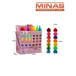 LAPIZ FLUOR VARIOS COLORES $100 C/U 30 PCS