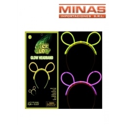 TIARA FLUOR OREJAS DE OSO.
