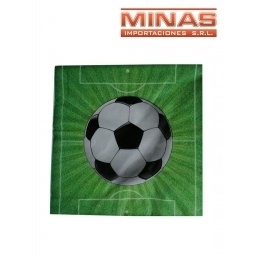 SERVILLETAS PELOTA DE  FUTBOL X 20 UND. X 33  CM.