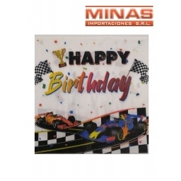SERVILLETAS  FORMULA 1 X 20 UND. X 33 CM.